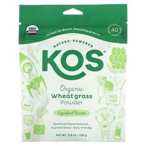 KOS 유기농 밀싹 분말 108g(3.8oz)