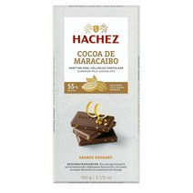 Hachez 하세스 코코아 드 마라카이보 오렌지 브리틀 55% 코코아 100g x4팩