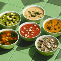 [아이스박스 포함] 냉동 포션 스프 200g 8종 클램차우더 어니언 토마토 양송이 옥수수 호박 감자 완두콩, 감자 스프 180g
