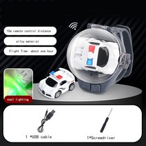 새로운 2.4 GHz 미니 손목 레이싱 카 시계 원격 제어 자동차 시계 USB 충전 귀여운 만화 RC, 10 Bugatti 4