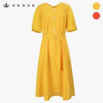 예쎄 볼륨소매플레어 원피스 YT05OP41M