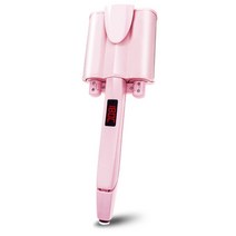 물결고데기 나이아가라고데기 전문 헤어 도구 컬링 아이언 세라믹 컬러 전기 트리플 배럴 스타일러 웨이브, 01 LCD 32mm_02 EU