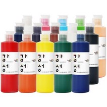 [하양이네035]스노우키즈 핑거페인트 감성물감250ml 낱색(10Color) 유아물감, 주황250ml