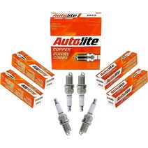Autolite 3923 구리 저항 스파크 플러그 1팩, 1