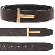 바이스트 [TOM FORD] 23SS 금장 T 로고 버클 벨트 TB224T LCL236 C7906