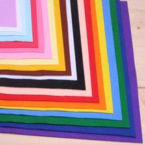 [펠트친구] 펠트지(무수지) 30X45cm/ 유수지 무수지 무늬펠트 보풀방지 부직포 원단, 연노랑