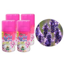 산도깨비 향기속으로 자동분사 방향제 리필 라벤더향 290ml 4P, 4개