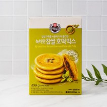 [메가마트]CJ 백설 녹차맛 찹쌀 호떡믹스 400g, 1개