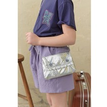 블루테일2 실버 체인 크로스 백 AXB4AB03SL