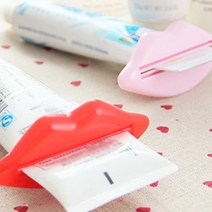 치약 짜개 클립 디스펜서 튜브 알뜰 입술모양 짜게 핸드크림 물감, 1개