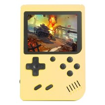 레트로 FC 500 In 1 비디오 콘솔 보이 Pocketgo Consola 미니 핸드 헬드 플레이어 8 비트 클래식, 04 Yellow