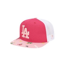 엠엘비 [정상가 49000원] MLB 키즈 해적 패턴 매쉬 스냅백 72CPNB911-07P, 72CPNB911-07P/F2