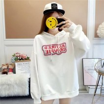 L.ONLINE SHOP여성 후드티 맨투맨 티셔츠 라운드 긴팔티 루즈핏BC33 후드티 후드집업 후드코트 힙합패션