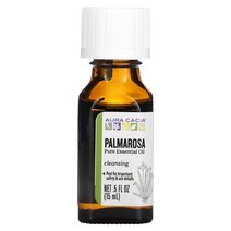 Aura Cacia 퓨어 에센셜 오일 팔마로사 15ml 0 5fl oz, 0.5fl 온스
