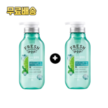 프레시팝 미셀라 모히또 샴푸 500ml 2개 제주 녹차 두피 장벽강화 Mojito Shampoo