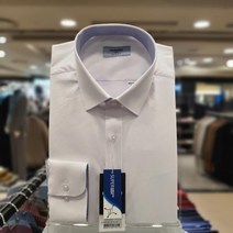 레노마셔츠 NC불광점 레노마 대박스판 면 혼방 배색 화이트 슬림핏 셔츠 RMSSLP-956-WH