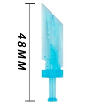 Koruit 중세 시 무기 4cm 미니 형 클라우드 타노 소드 홀 MOC 빌딩 블록 어린이용 벽돌 장난감, [22] B115(5PCS), 22 B115(5PCS)
