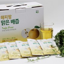 나주배즙 해피팜 맑은 순수 배즙 (110ml) 100포, 100팩, 110ml