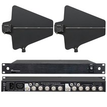 UHF 액티브 방향 안테나 전원 분배 시스템 SHURE 무선 마이크 시스템용 안테나 패들 포함