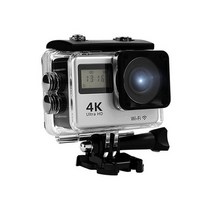 씨캠 액션캠 LUK-4K 루크4K 바디캠 스포츠캠 웹캠 브이로그캠 방수캠 자전거블랙박스 오토바이블랙박스 수중캠/실버 메모리, 128GB