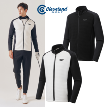 클리브랜드골프 클리브랜드골프 써모그램 파워스트레치 BIG와펜 남성 풀집 바람막이자켓/골프웨어_CGMJK23152