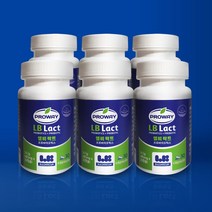 불가리아 직수입 오리지널 유산균 LB LACT 엘비락트 락토바실러스 불가리쿠스 프로바이오틱스 프리바이오틱스 신바이오틱스 유산균먹이, 6병/483mg/180캡슐