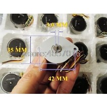 스텝모터 스테핑모터 리니어스테이지 엑츄에이터 오리지널 일본 35mm 스테핑 모터 2상 4선식 12v 원형 스테퍼 모터 l6hayyyk0023 new