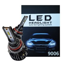 HCR 22000루멘 6500k LED헤드라이트 전조등 안개등 화물차24V호환 전차종호환 H1 H3 H4 H7 H8 9005 9006 881, 퍼블릭 9006
