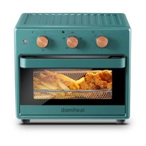 domiheat 듀얼히팅 대용량 에어프라이어, 블랙12L