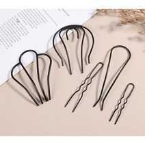 헤어 U핀 고정 올림 머리 핀 뒤 꽂이 유핀 12021, D(S), 1개