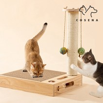 COSEPET 고양이 스크래쳐 캣 장난감 나무 놀이터, 단품