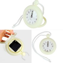 화장실시계 방수벽걸이시계 탁상용시계 미니 방수시계 아이보리