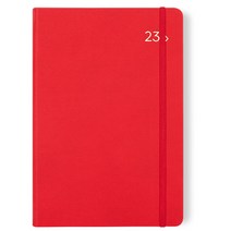 디커버다이어리 2023년 DV PRO3플러스 다이어리 날짜형 A5 노트식, 레드