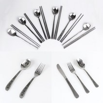 업소용 스텐수저 저분 10종 식당 숟가락 젓가락 인삼 복 윙크 스푼 포크 나이프, 08. 윙크 스푼, 윙크 세트(유아용)스푼+포크+아이스크림스푼