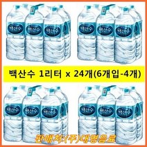농심 백산수 1L, 24개/마스크팩