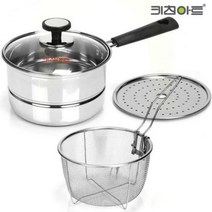 키친아트 찜국수냄비 16cm 면삶는냄비 찜판 라면냄비, 옵션선택