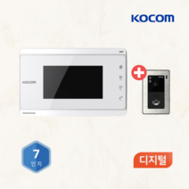 코콤 비디오폰 노출형 K6B VP-70C 7인치 디지털 인터폰 초인종포함 전국설치, 자가설치, 1개