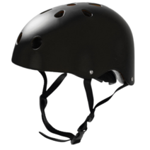 블루선 전동 킥보드 스케이트보드 라이딩 보호 헬멧, 블랙