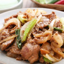 할매정육점 [3만이상 떡갈비증정] 국내산 흑돼지 양념 주물럭 300g + 고추장양념 1통 증정, 1팩