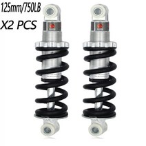 오토바이부품 100MM 125MM 후면 서스펜션 충격 47cc 49CC 슈퍼 미니 모토 ATV 전동 스쿠터 포켓 바이크, 러시아, [22] 125mm(750LB)X2pcs