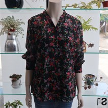 조이너스(JoinuS) 조이너스 20년가을이월 꽃무늬 프린트 셔츠형 쉬폰 블라우스 JAAF9-CRC240