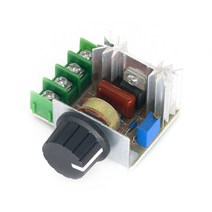 전압조절기AC 220V 2000W SCR 전압 조정기 조광기 모터 속도 컨트롤러 온도 조절기 전자 모듈 2 개, 01 1 pcs