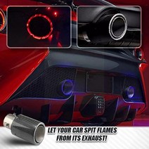 car 배기 파이프 노즐 luminous muffler 조명 led 백라이트 탄소 수정 노즐 car pipe 배기 섬유 with n0k4 마후라 머플러
