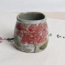 수국 수저통 小(레드)