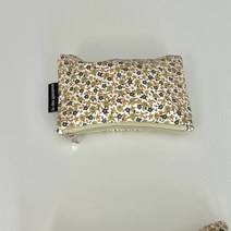 바보사랑 연두 꽃 파우치(Light green flower pouch).인데오스페라무스