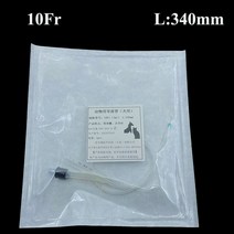 펫드라이룸 렌탈 샤오미펫드라이룸 애완견 이중 루멘 실리콘 소변 유지 카테터 스타일렛 가이드 와이어 빨, 06 10FR 34CM