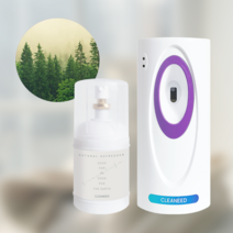 천연살균탈취제/자동분사기 세트 보급형/ 피톤치드 향/기계+액상230ml+aa건전지 1세트/5~6평에 적합한 사용/화장실 거실 안방 사무실, 6개, 230ml