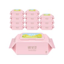 배냇짓 빈 핑크 휴대용 캡형 20매 12팩
