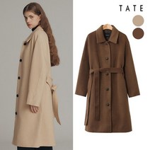 테이트 여성 원 버튼 카라 울 코트 2color KAAW0WCH040