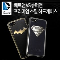 갤럭시S7엣지(G935) DC코믹스정품 배트맨 VS 슈퍼맨 프리미엄 스틸 하드케이스(배트맨/실버) 배트맨 실버